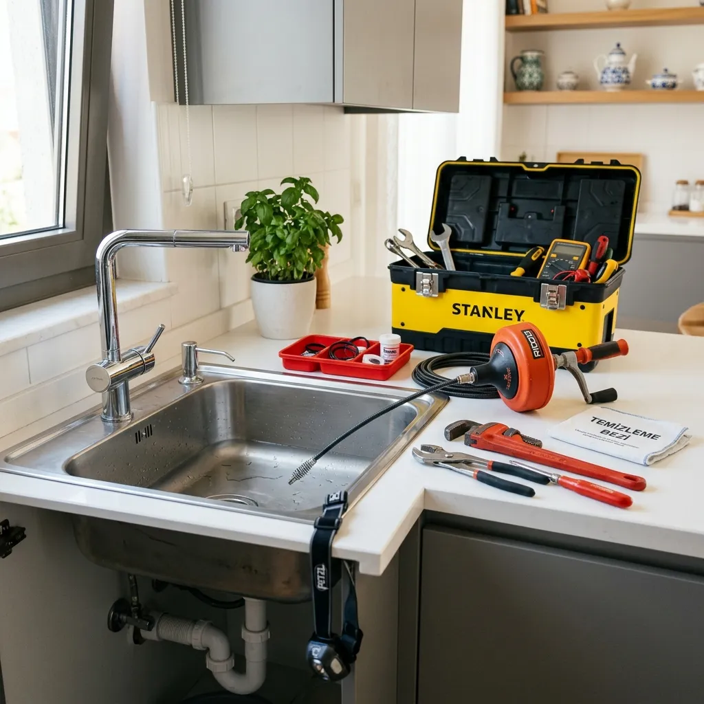 Mutfak Gideri Açma - Tıkanık Gider